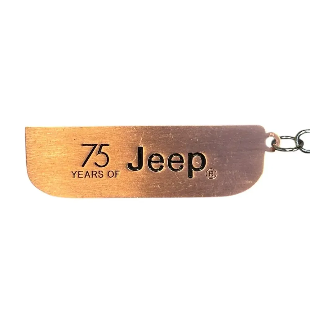 JEEP 75th Anniversary 75 Years 1941 Copper Keychain